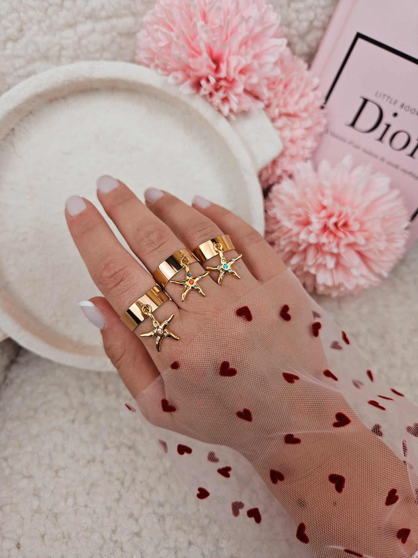 Bague Zirconia DIVERS COLORIS DORÉE