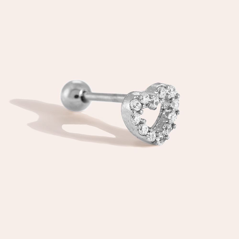 Piercing mini Diamond Heart