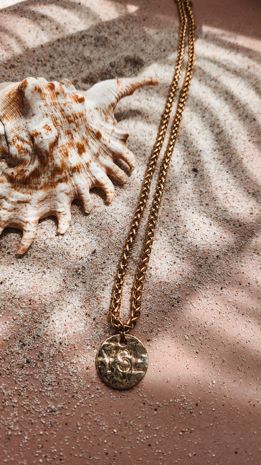 Collier YSL Médaillon