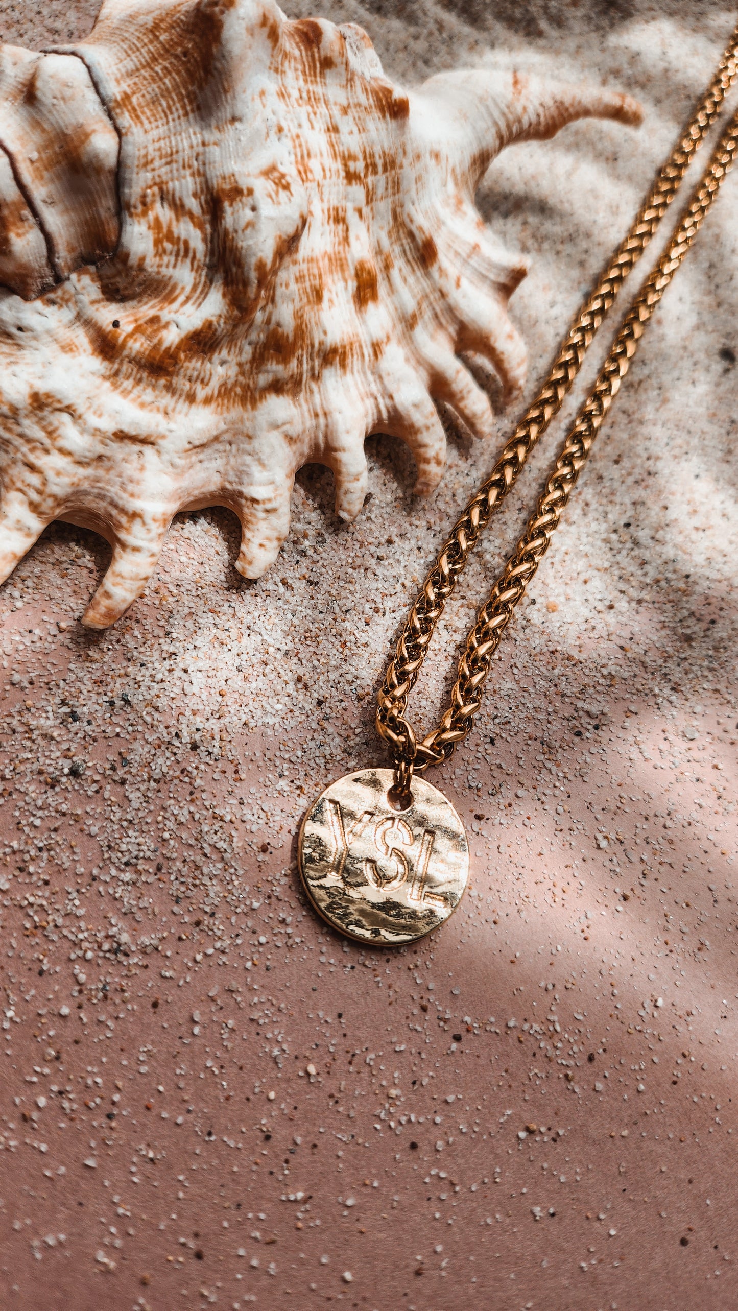 Collier YSL Médaillon
