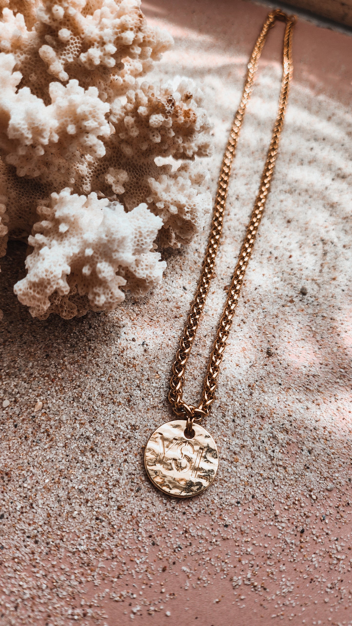Collier YSL Médaillon