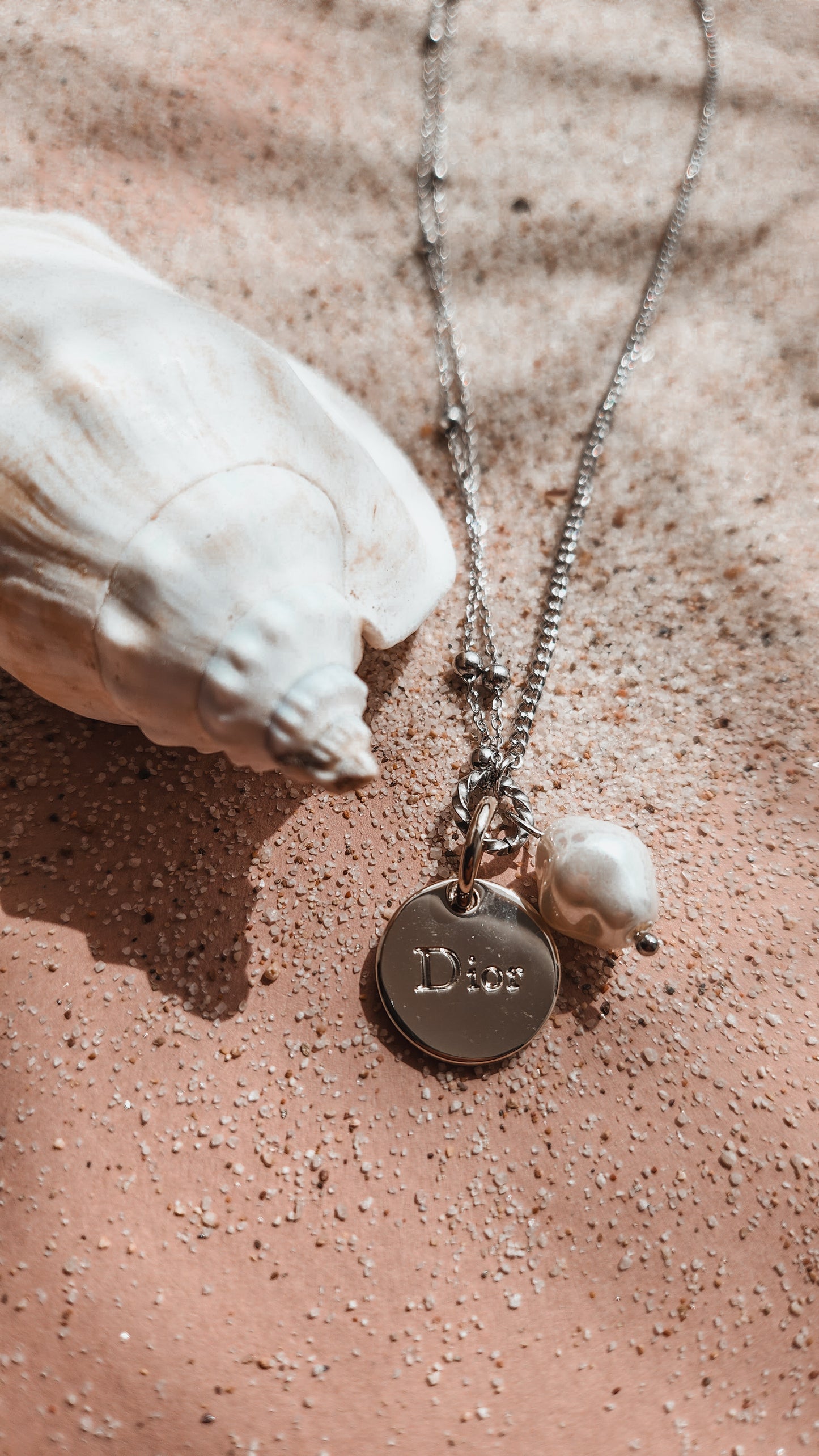 Collier petit Christian médaille silver