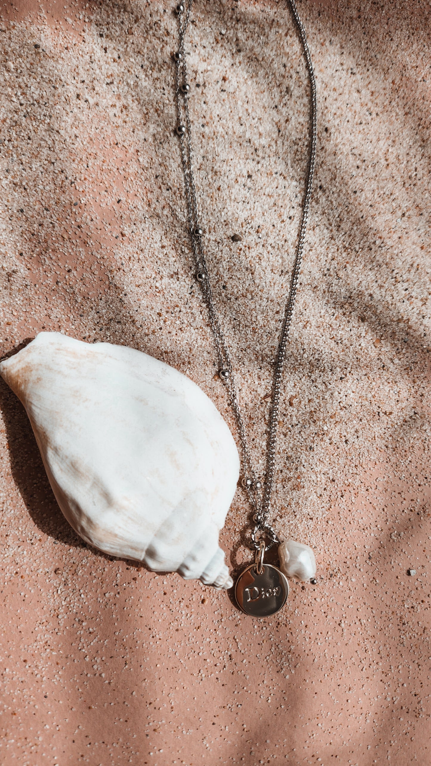 Collier petit Christian médaille silver