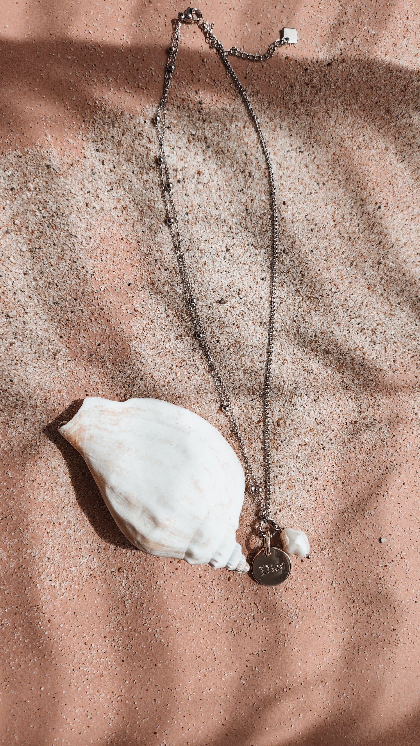 Collier petit Christian médaille silver