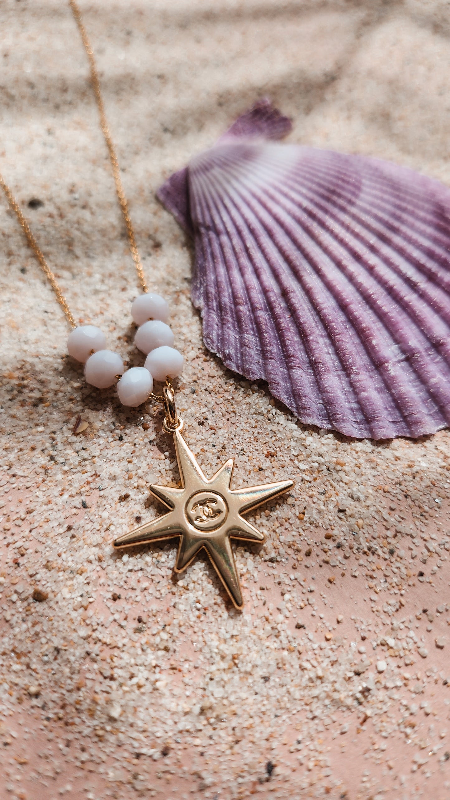 Collier Étoile Rose 