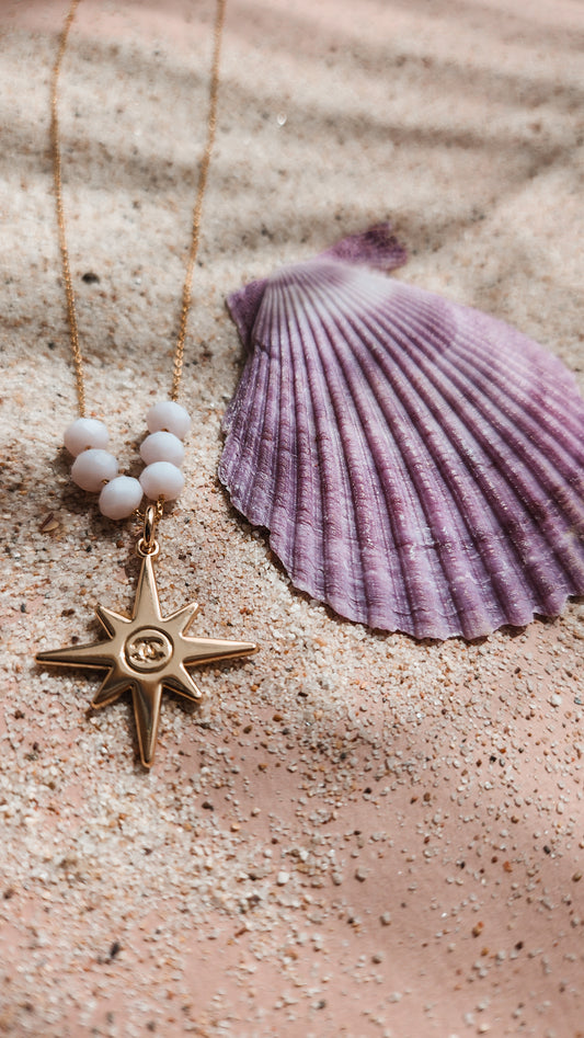 Collier Étoile Rose 