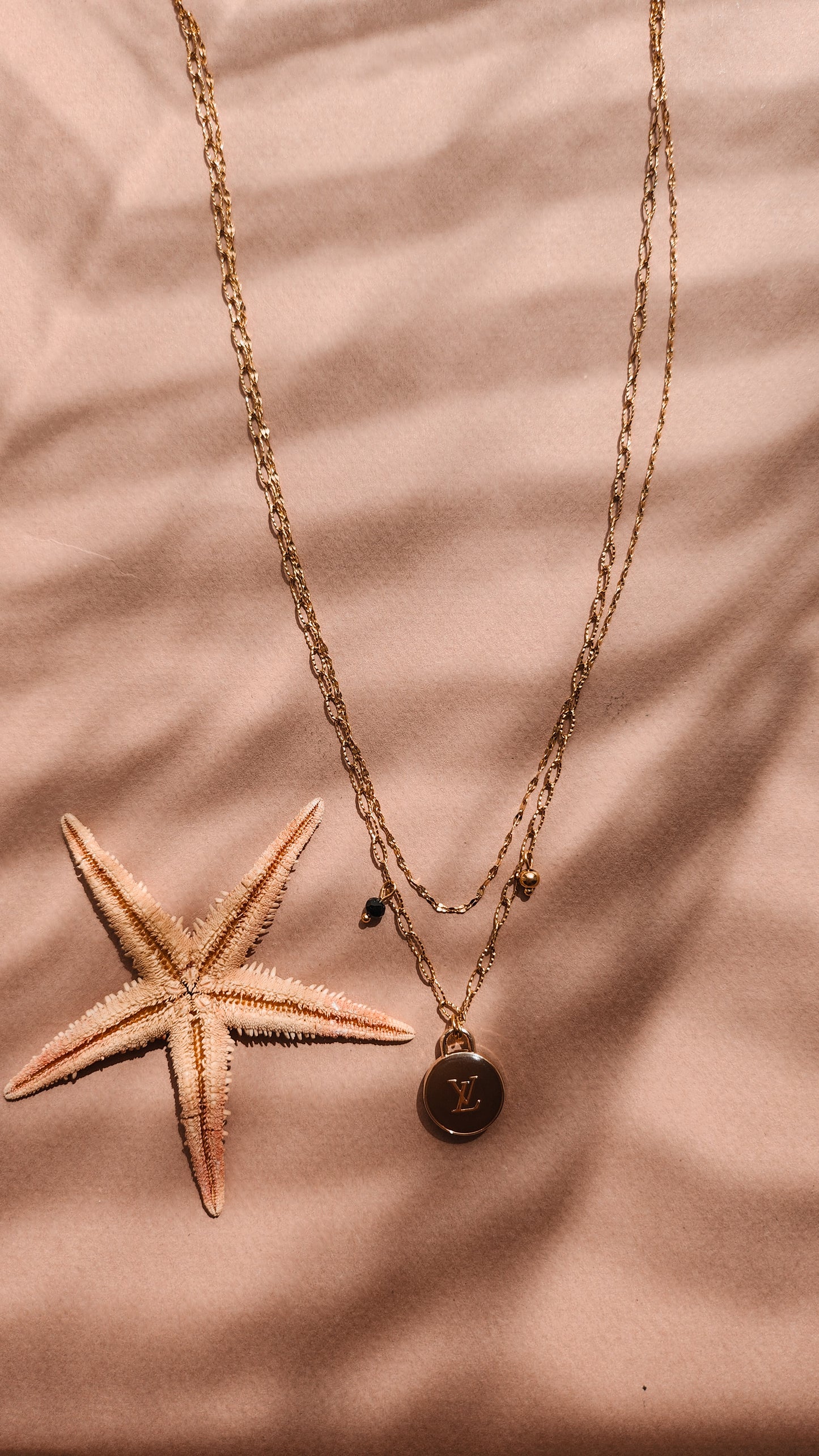 Collier LV double chcolate