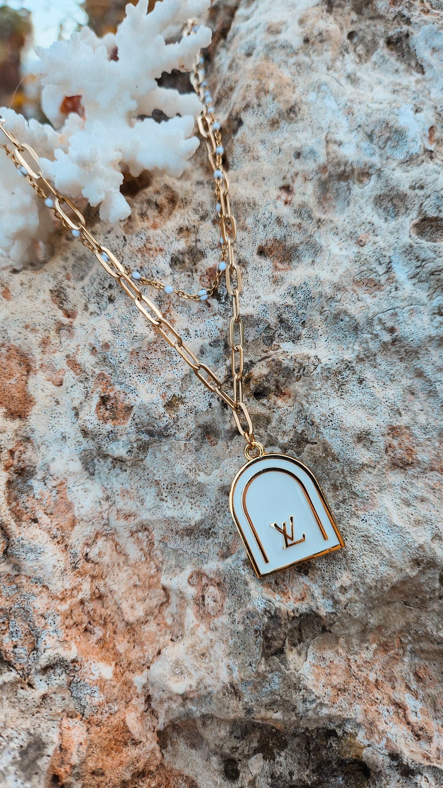 Collier LOUIS RAINBOW WHITE