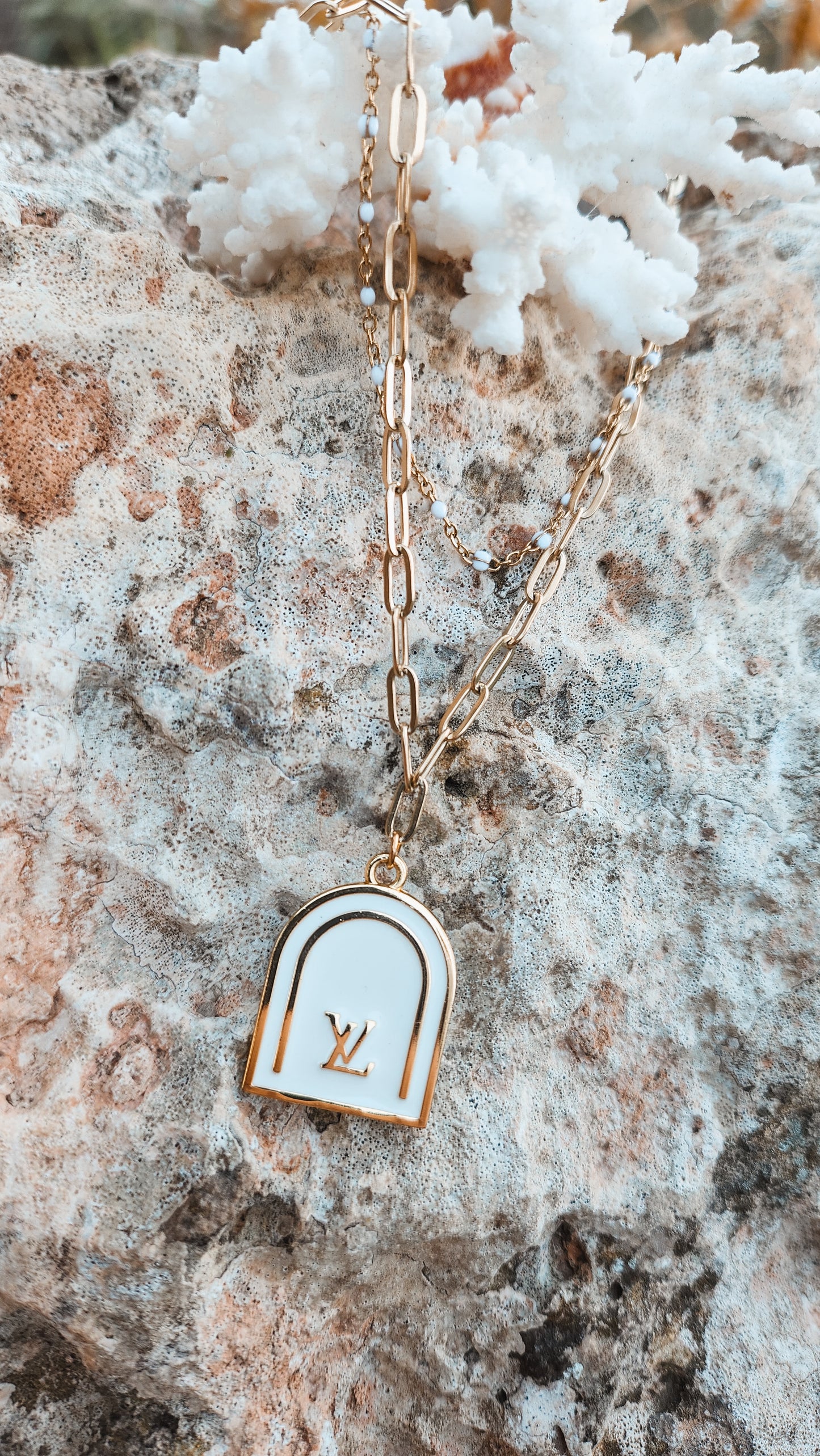 Collier LOUIS RAINBOW WHITE