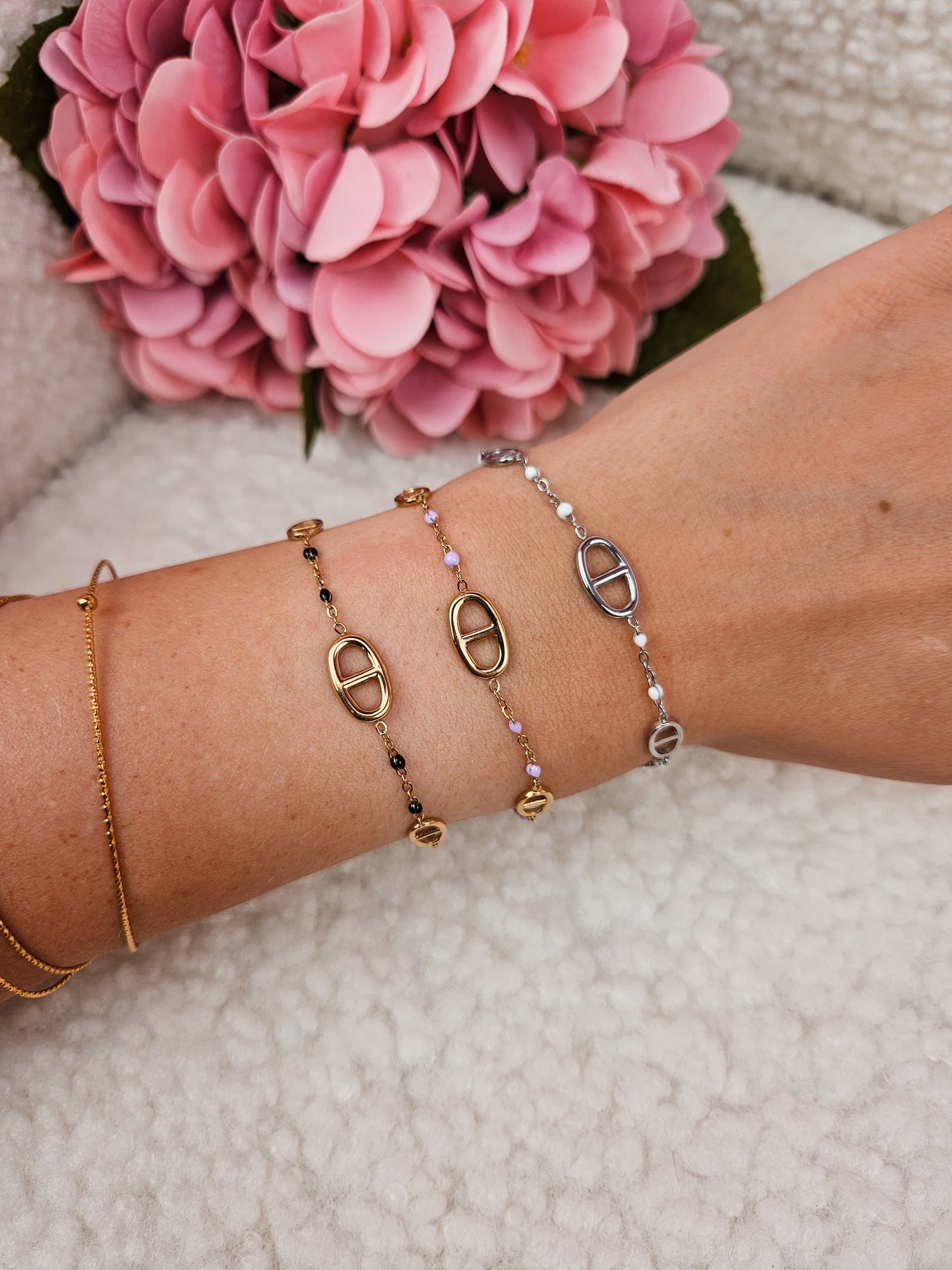 Bracelet Liliana DORÉ/ARGENTÉ