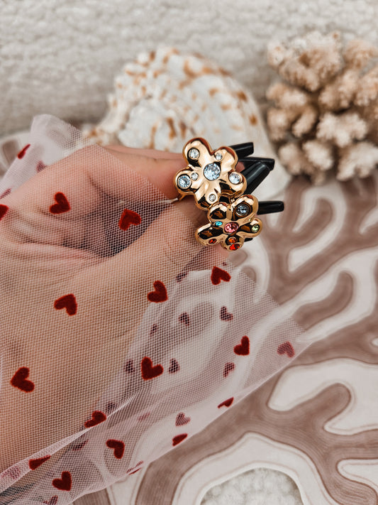 Bague Chila DORÉE CLAIRE/COLORÉE
