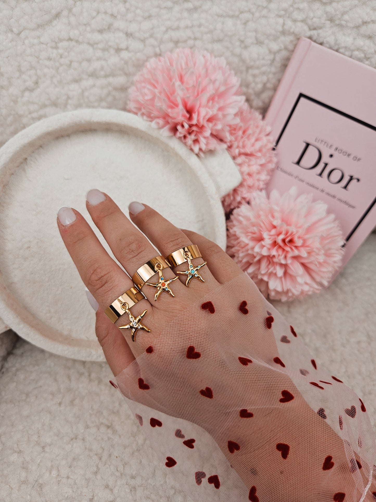 Bague Zirconia DIVERS COLORIS DORÉE