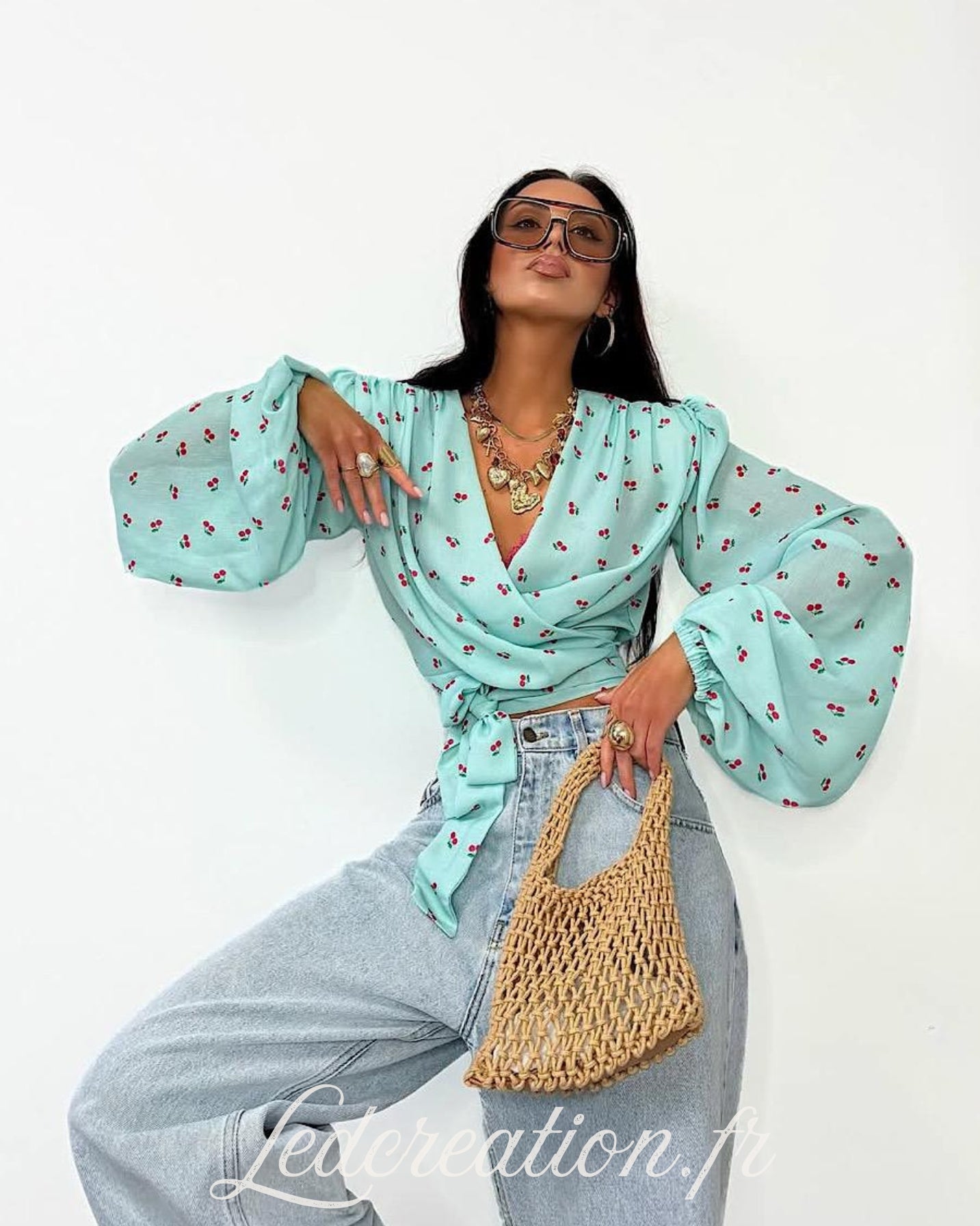 Blouse Chérie Mint