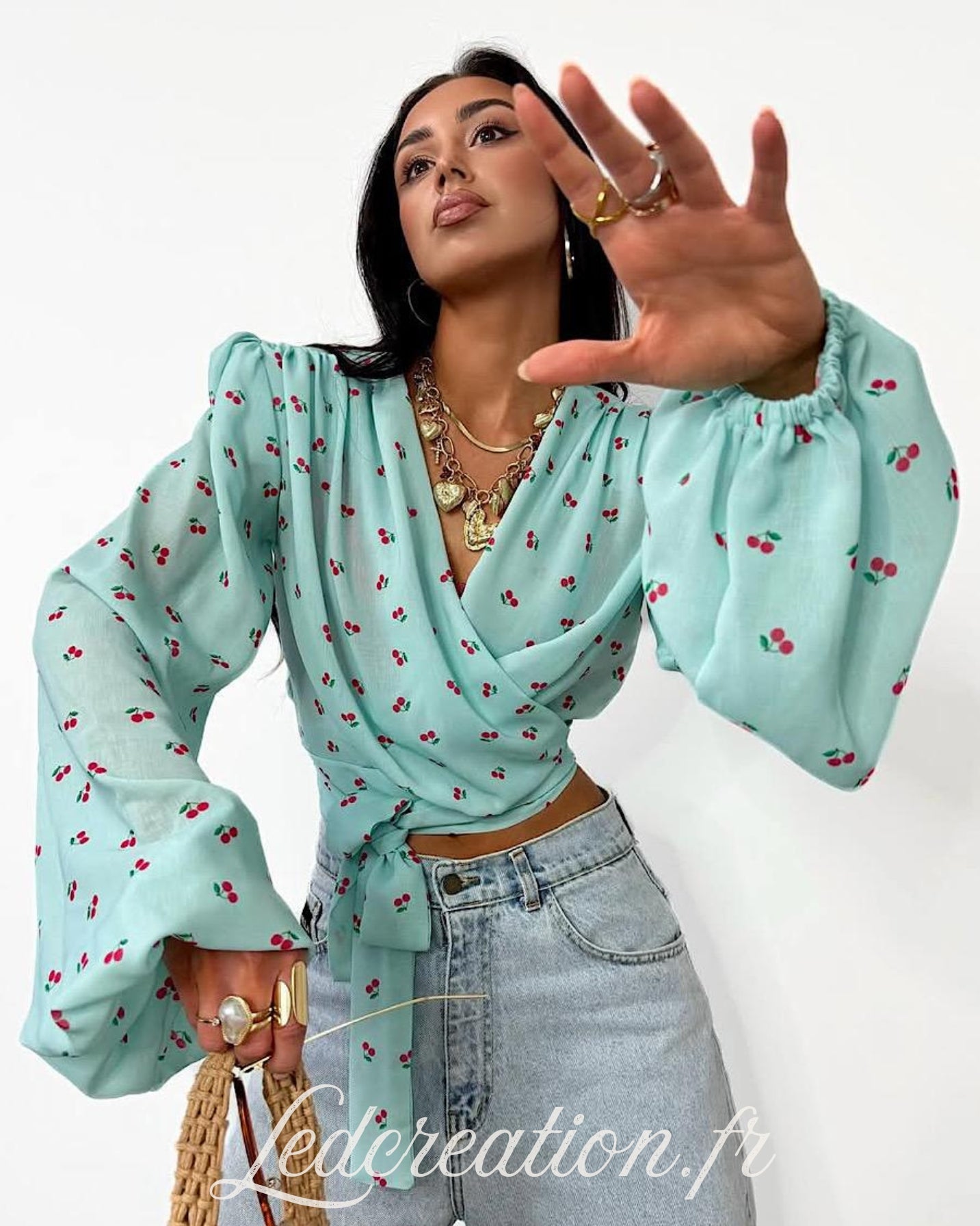 Blouse Chérie Mint