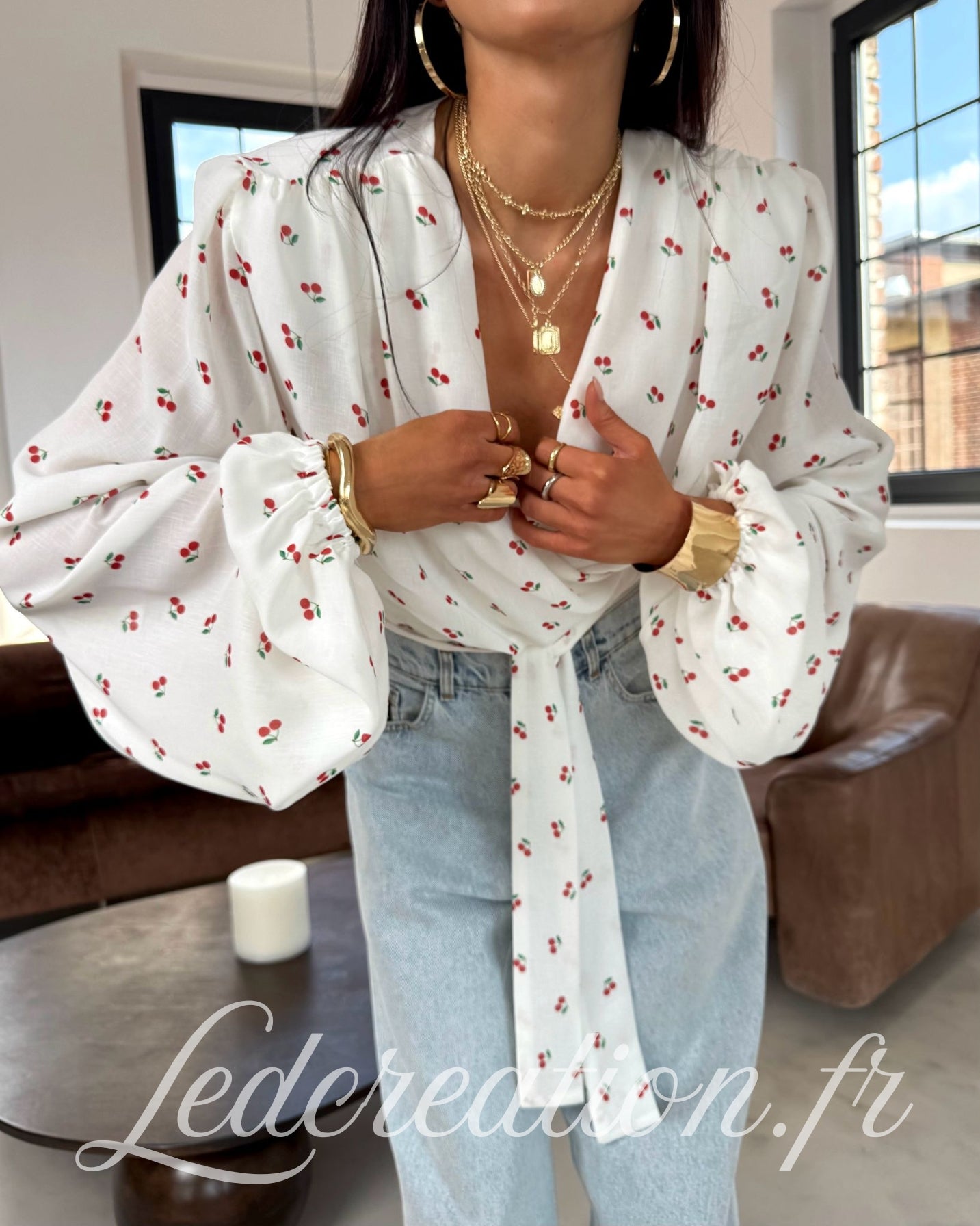 Blouse Chérie White