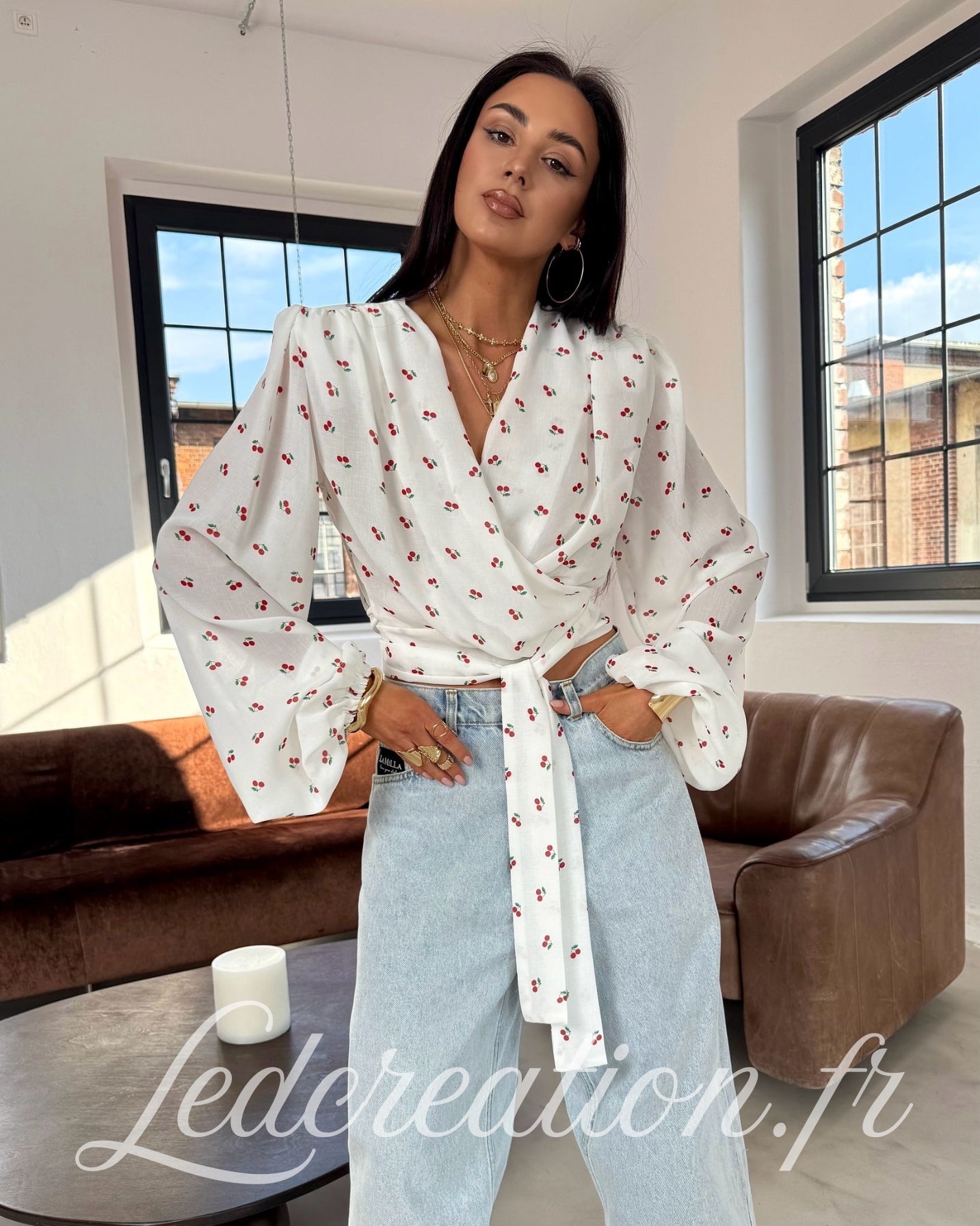 Blouse Chérie White