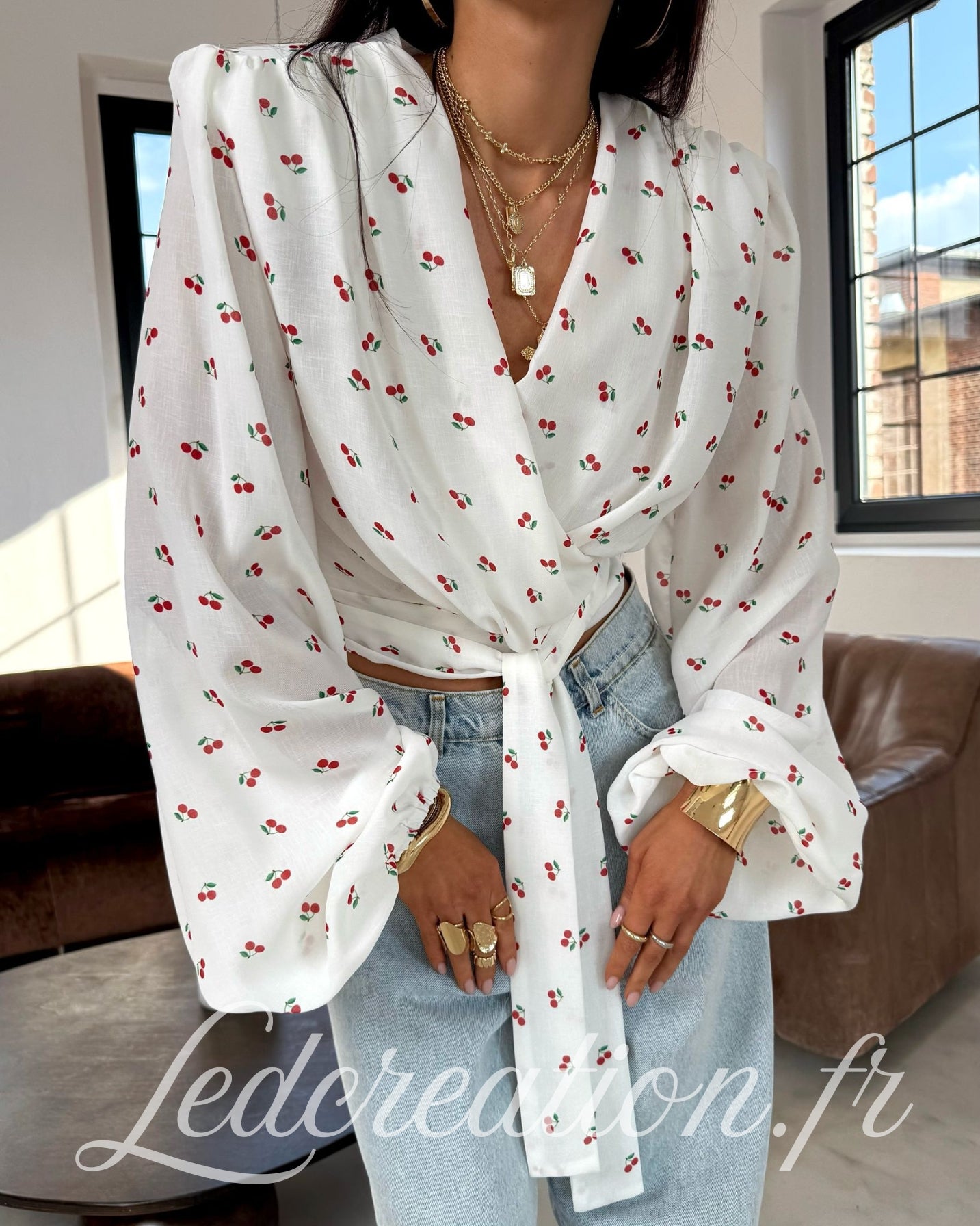 Blouse Chérie White