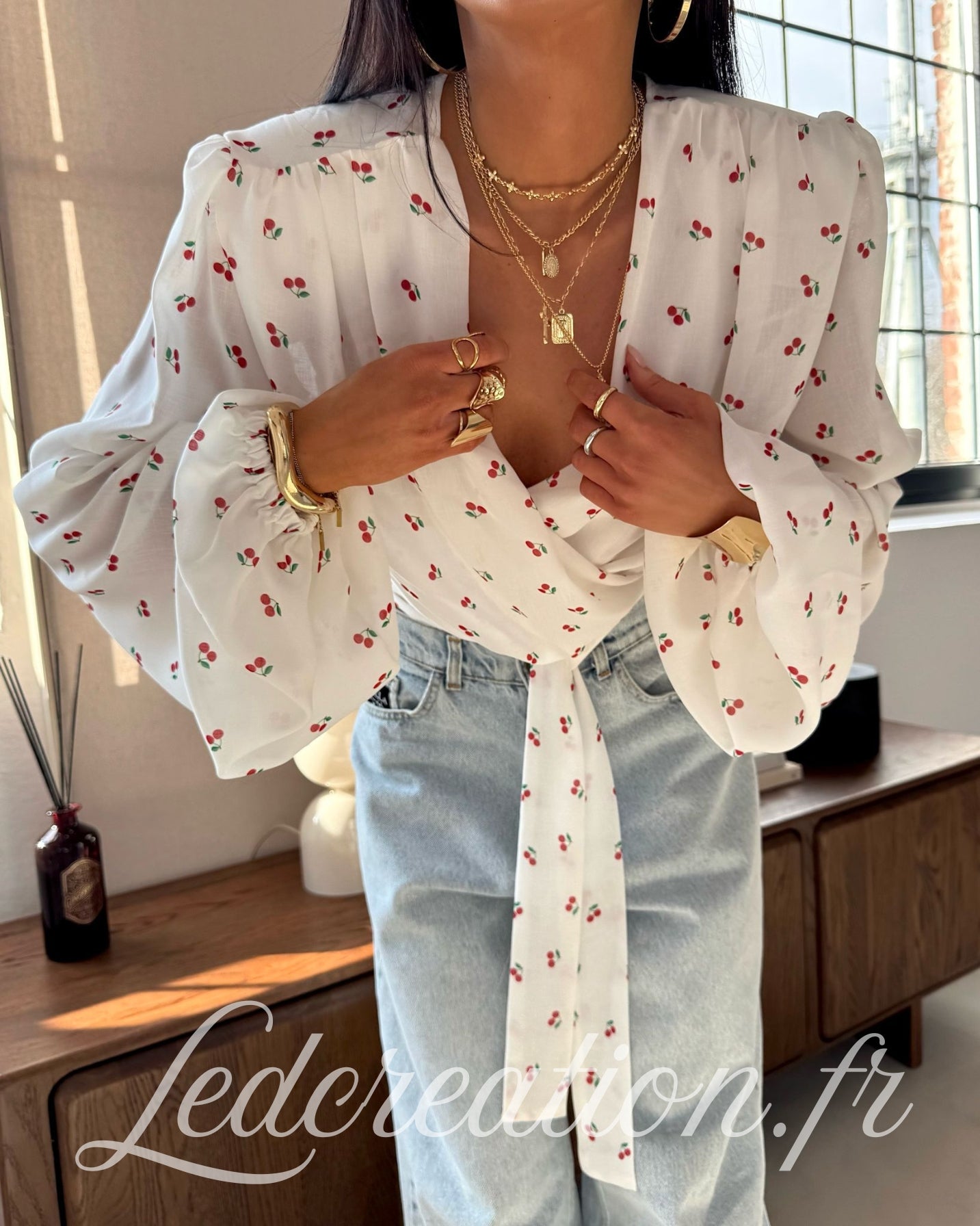 Blouse Chérie White