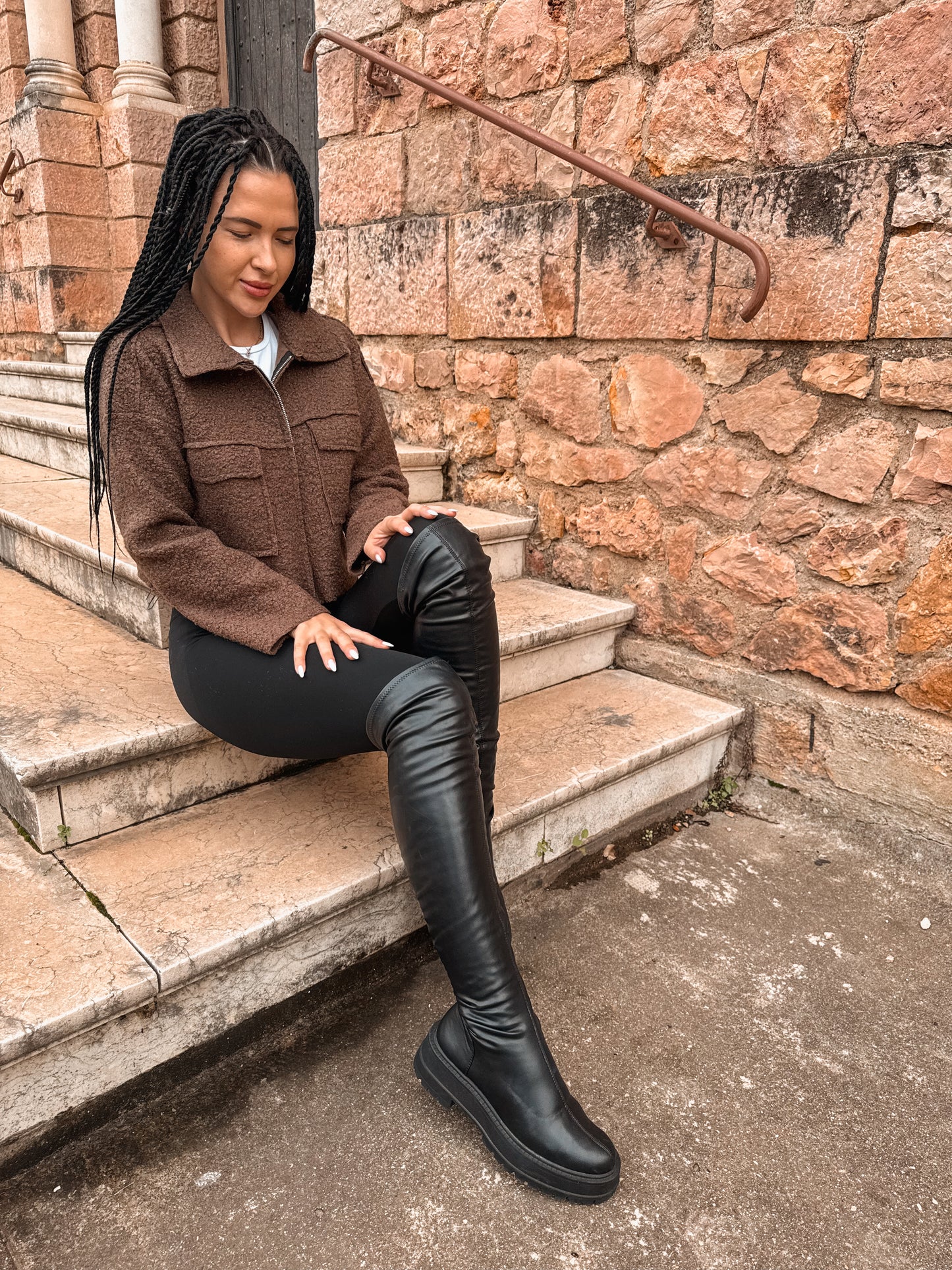 Gilet Carla marron