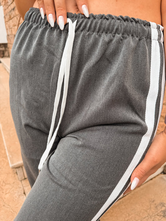 Pantalon Rosa Gris