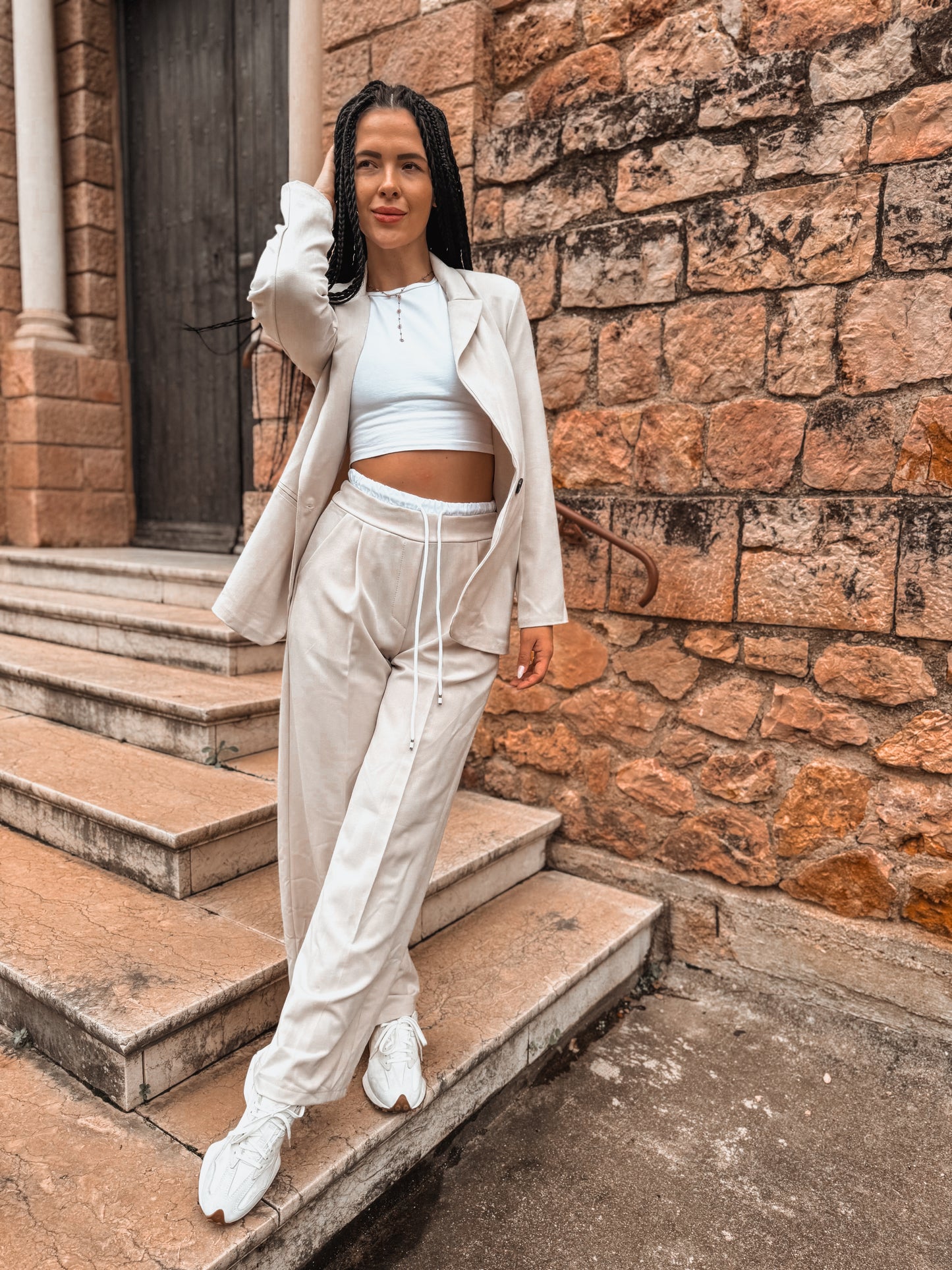 Pantalon Stella biege